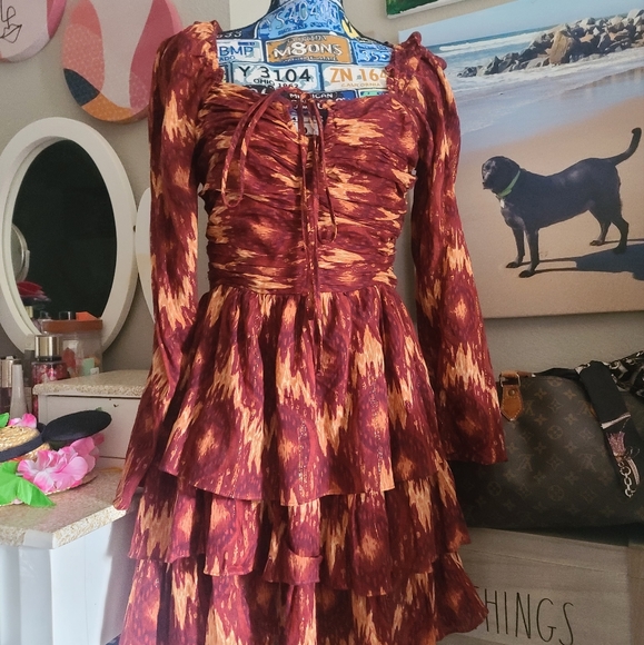 House of harlow 1960 printed dress - Picture 7 of 9